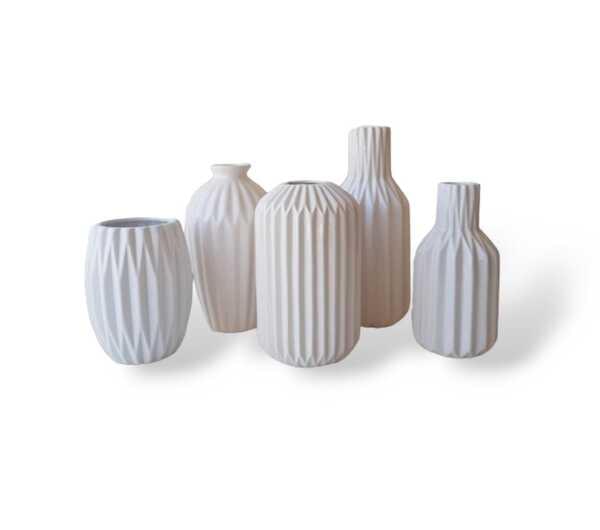 Small White Geometric Bottles for rent – DDNest | Rentlyz