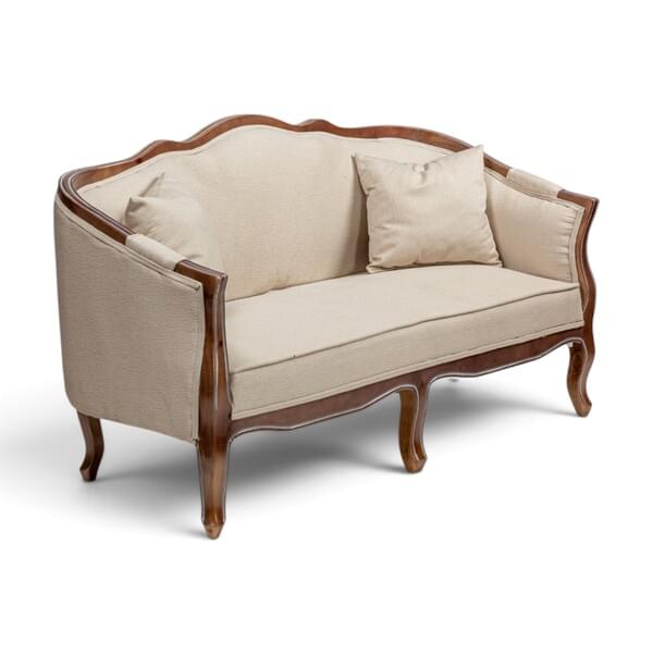 Two-Seater Rounded Marquise Sofa for rent – Diamond | Rentlyz