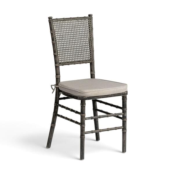 Onyx Vintage Chair for rent – Diamond | Rentlyz