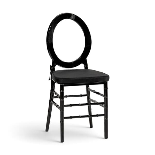 Black Velour Chair for rent – Diamond | Rentlyz
