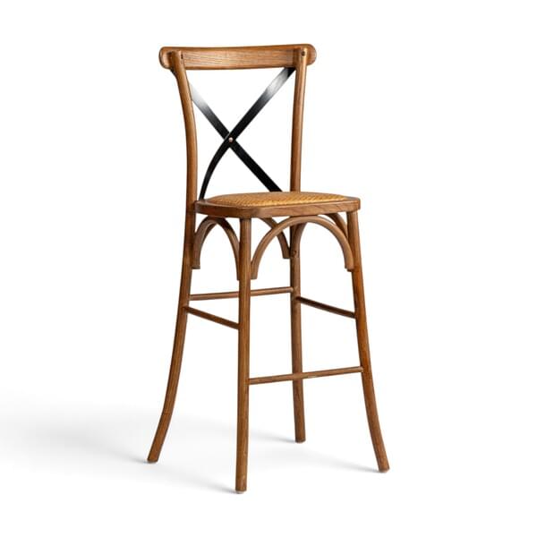 Wood Cross Bar Chair for rent – Diamond | Rentlyz