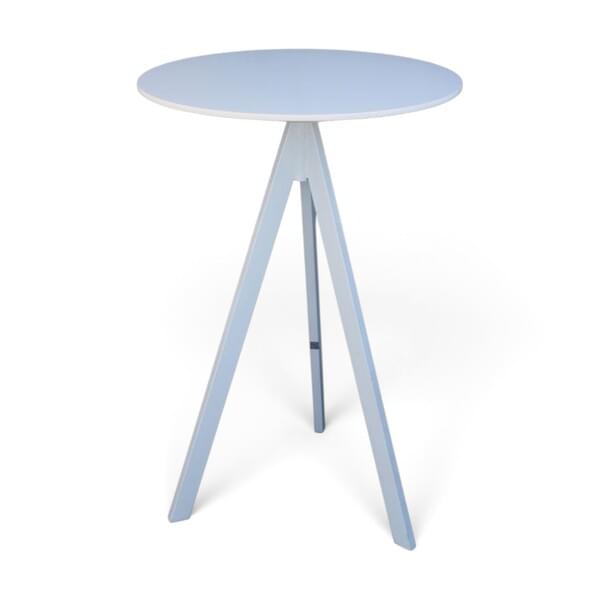 Bar Table, White Top, White Legs for rent – Diamond | Rentlyz