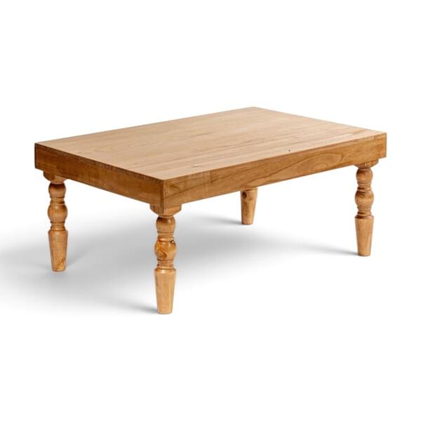 Wood Granet Table, Height 0.50, 80/120 for rent – Diamond | Rentlyz