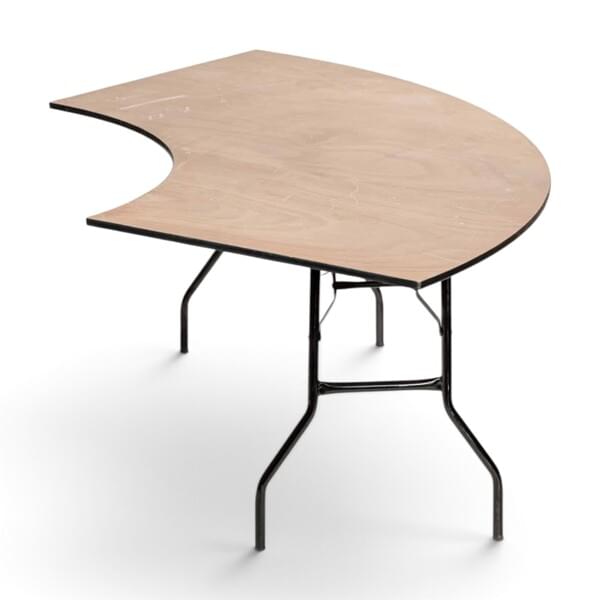 Crescent Table, Width 0.92 for rent – Diamond | Rentlyz